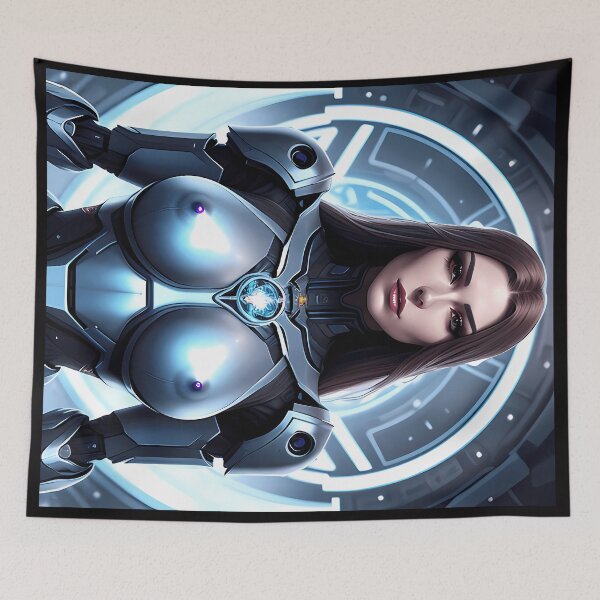 Item preview, Mech Woman Robot Arena Warrior designed and sold by Laereht.