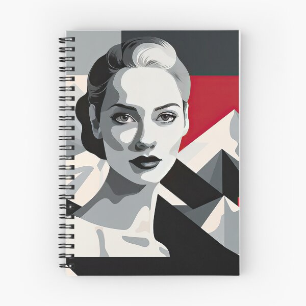 Item preview, Black & White Bauhaus Portrait in Front of the Alps designed and sold by ArtificialGenes.