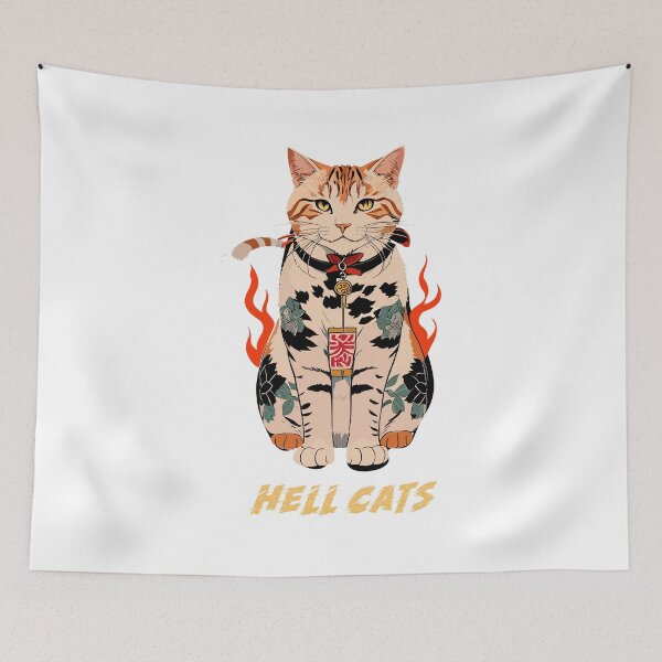 Item preview, Hell Cats Manekineko designed and sold by Arctic frame studio.