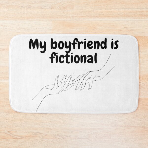 Item preview, My boyfriends is fictional  - Bookish accessories  designed and sold by starcreative22.