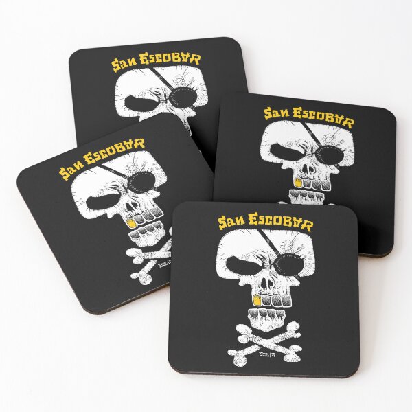 Item preview, San Escobar - pirate flag / skull designed and sold by zimzonowicz.