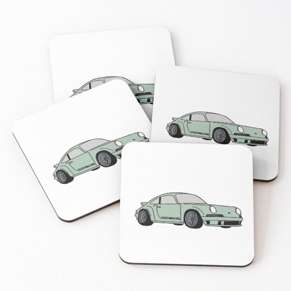 Item preview, Vintage Green Porsche designed and sold by PurpleManDesign.
