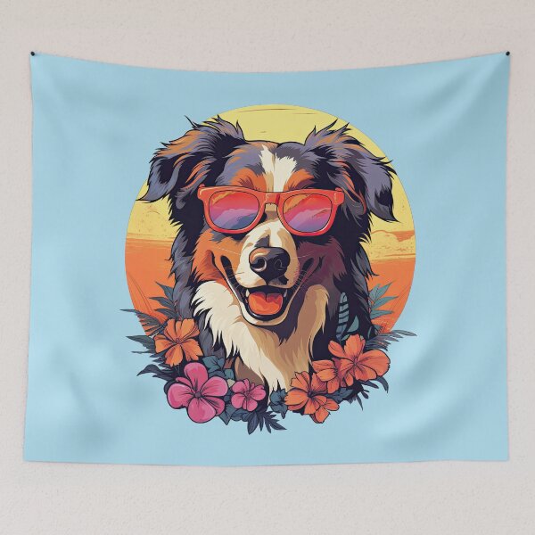 Item preview, Vacation Australian Shepherd designed and sold by ZombieLH.