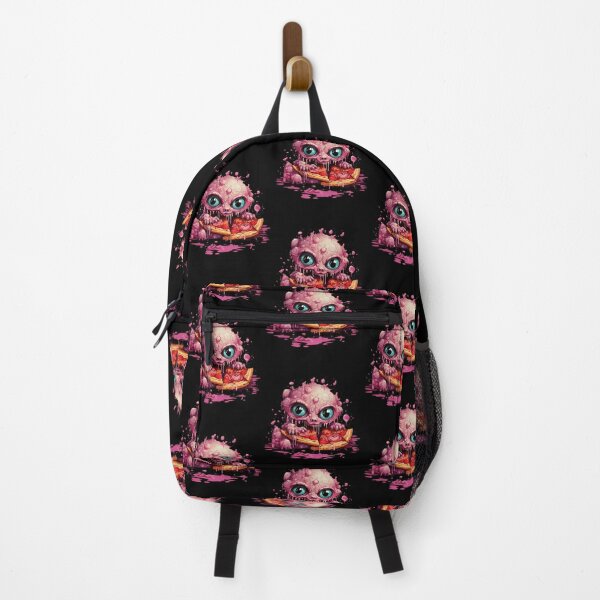 Item preview, Cute pink pizza monster designed and sold by Jaro90.