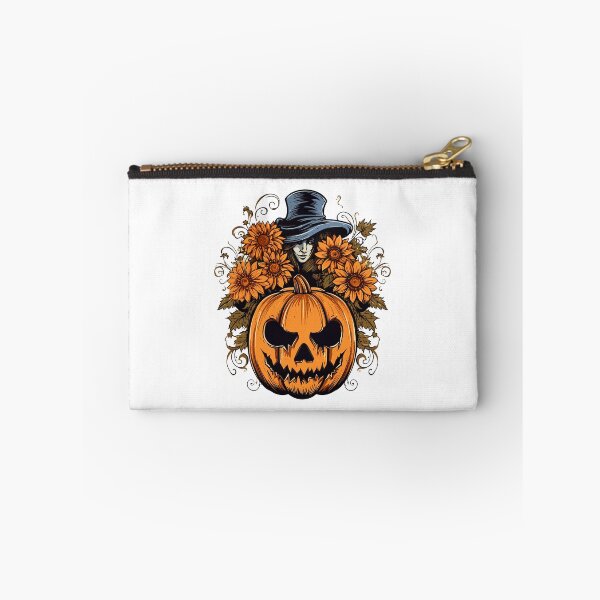 Item preview, Halloween Floral Witch with Spooky Pumpkin - Halloween Design designed and sold by Just-Flowers.