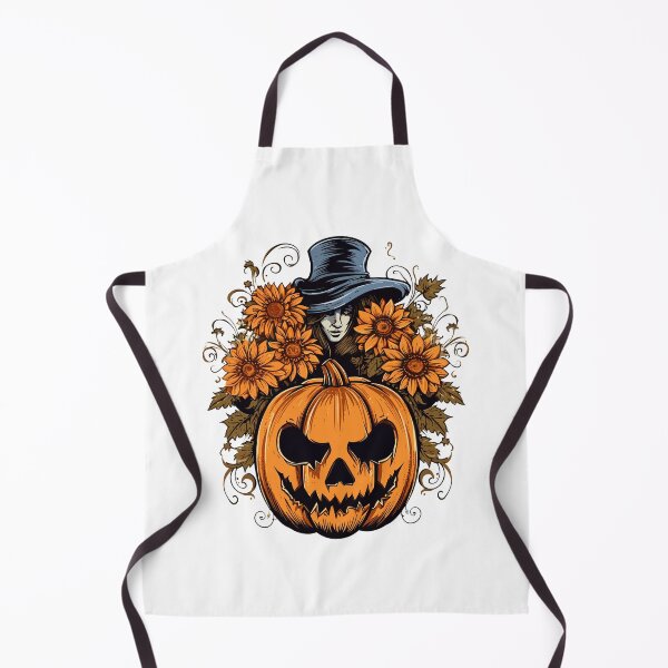 Item preview, Halloween Floral Witch with Spooky Pumpkin - Halloween Design designed and sold by Just-Flowers.