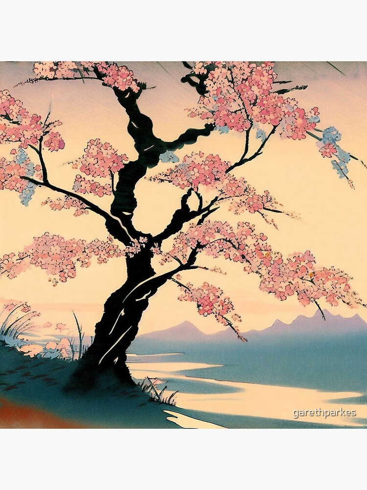 Japanese Ukiyo-e Art Sakura Cherry Blossoms 4 | Poster