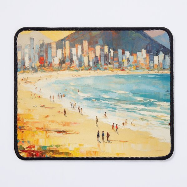 Item preview, An Impressionist Painting of Rio de Janeiro - Brazil designed and sold by StudioRedKoala.