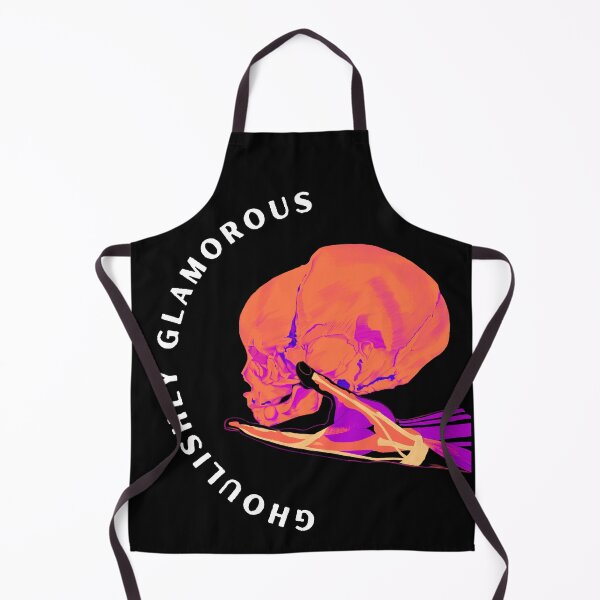Item preview, Design for Halloween Ghoulishly Glamorous: Skull on Skinless Hand in terrifying colors - pop art designed and sold by Carola-art.