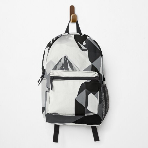 Item preview, Black & White Bauhaus Portrait in Front of the Alps designed and sold by ArtificialGenes.