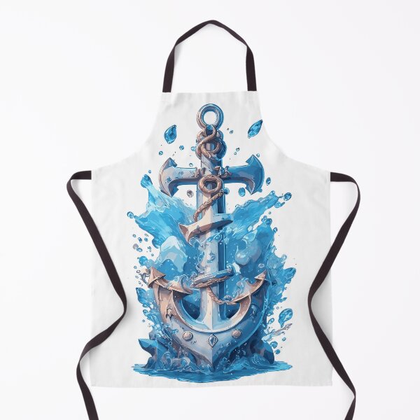 Item preview, Anchor with water splashes designed and sold by biiid.