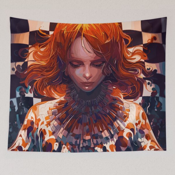 Item preview, Anime girl chess master designed and sold by TomFrontierArt.