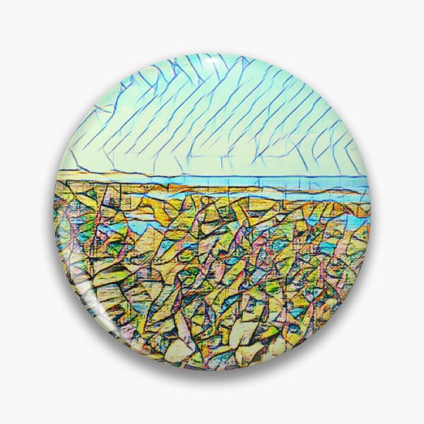 Item preview, Coastal rocks mosaic designed and sold by RawandJ.