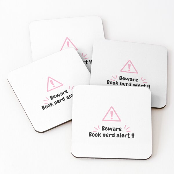 Item preview, Beware Book nerd alert !!! -  Unique Bookish accessories  designed and sold by starcreative22.