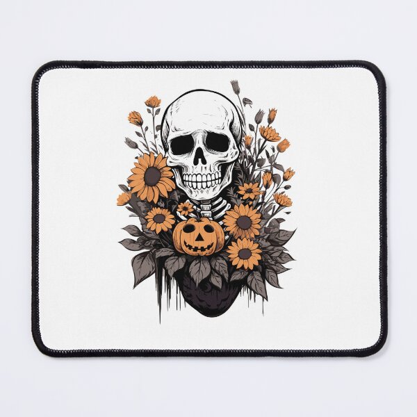 Item preview, Halloween Spooky Skull with Nature - Halloween Design designed and sold by Just-Flowers.