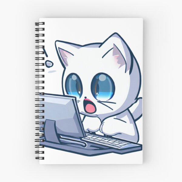 Item preview, cat whet,"The Writing Cat: A Surprising Twist!" designed and sold by PrintStyleHub.