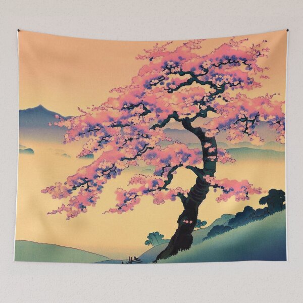 Item preview, Japanese Ukiyo-e Art Sakura Cherry Blossoms 5 designed and sold by The Digital Compass.