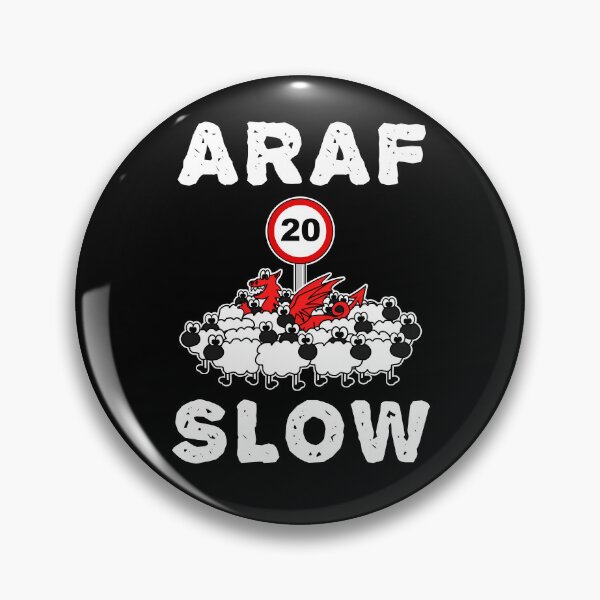 Item preview, Wales 20mph Speed Limit, Welsh Dragon Sheep Funny designed and sold by doodlerob.