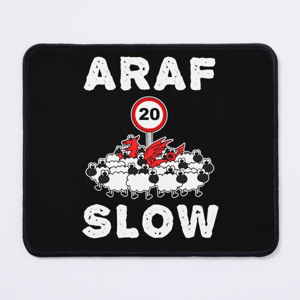 Item preview, Wales 20mph Speed Limit, Welsh Dragon Sheep Funny designed and sold by doodlerob.