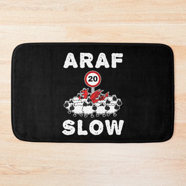 Item preview, Wales 20mph Speed Limit, Welsh Dragon Sheep Funny designed and sold by doodlerob.