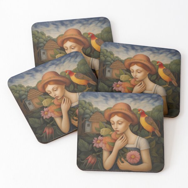 Item preview, She Gathers Flowers in Her Garden designed and sold by YoPedro.