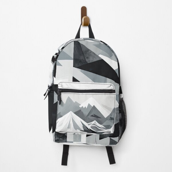 Item preview, Black & White Bauhaus Portrait in Front of the Alps designed and sold by ArtificialGenes.