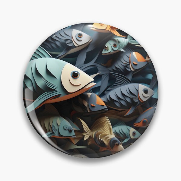 Item preview, Fish Swimming in Three Dimensions designed and sold by Brendon987.