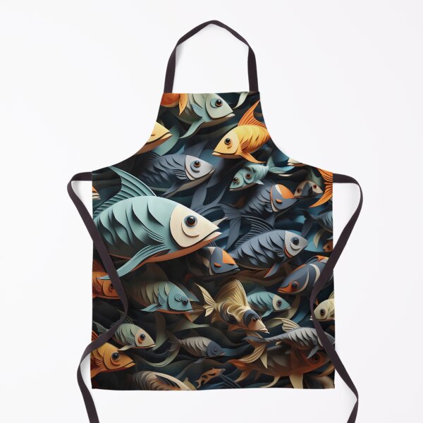 Item preview, Fish Swimming in Three Dimensions designed and sold by Brendon987.