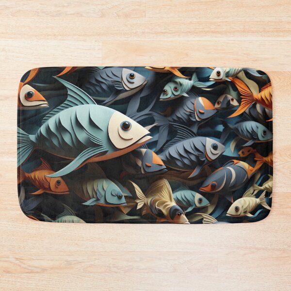 Item preview, Fish Swimming in Three Dimensions designed and sold by Brendon987.