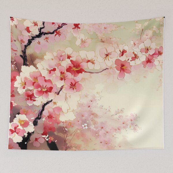 Item preview, Japanese Ukiyo-e Art Sakura Cherry Blossoms 6 designed and sold by The Digital Compass.