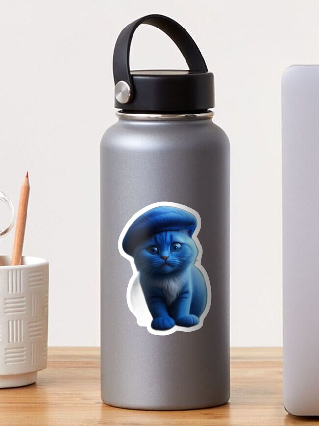  Smurf Cat Sticker Decal : Handmade Products