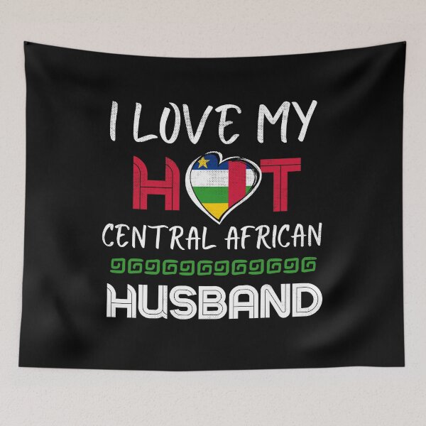 Item preview, I Love My Hot Central African Husband designed and sold by Furahisha.