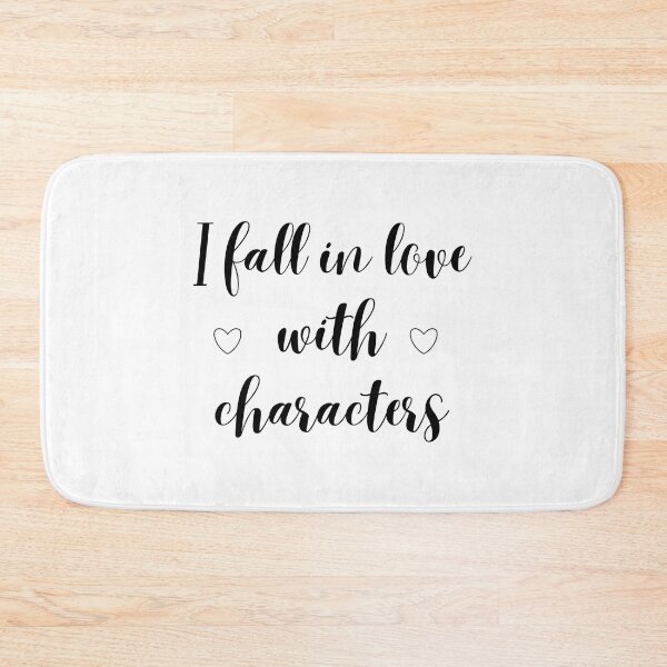 Item preview, I fall in love with characters-  Unique Bookish accessories  designed and sold by starcreative22.