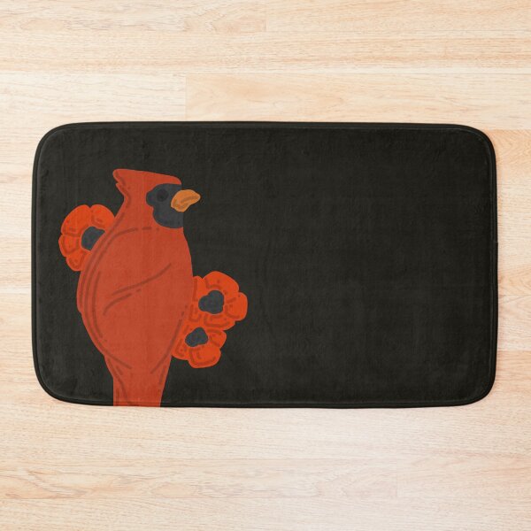Item preview, Poppies and a Red Cardinal designed and sold by ToonyPineapple.