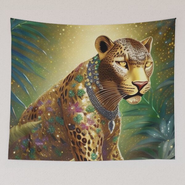 Item preview, Leopard jungle print  designed and sold by Roxburylane.