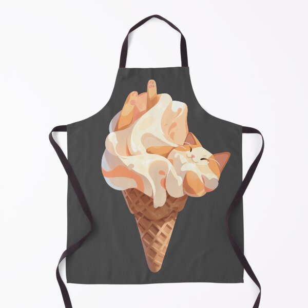 Item preview, Ice cream Cat - salted caramel Kitty cone designed and sold by Sara-Design2.