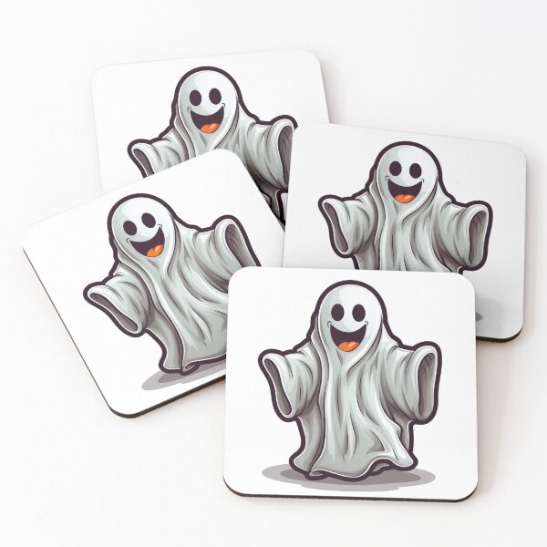 Item preview, Spooky Ghost Halloween | Classic T-Shirt, Sticker designed and sold by NicolasGlowArt.