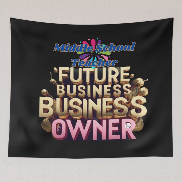 Item preview, MIDDLE SCHOOL TEACHER FUTURE BUSINESS OWNER, MOM, DAD, GIFT, PYJAMAS designed and sold by carlos crane.