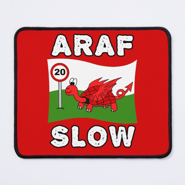 Item preview, Wales 20mph Speed Limit, Welsh Dragon Tortoise Funny designed and sold by doodlerob.