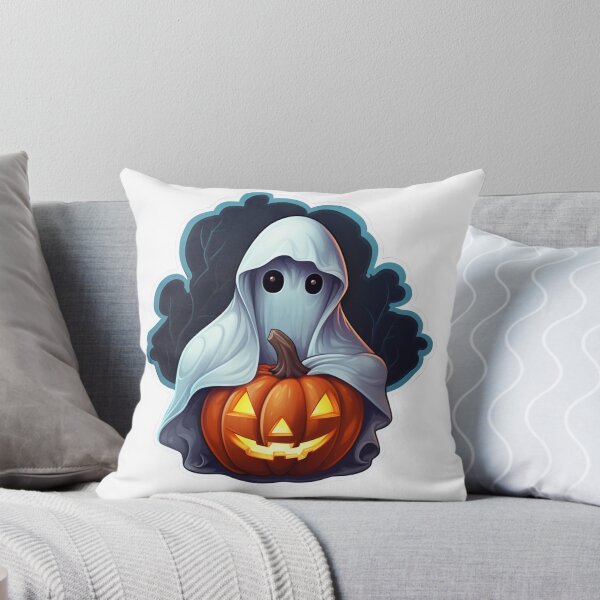 Item preview, Spooky Season Ghost Halloween | Classic T-Shirt, Sticker designed and sold by NicolasGlowArt.