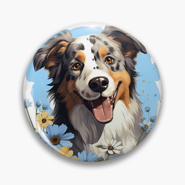 Item preview, Beaming Australian Shepherd designed and sold by ZombieLH.