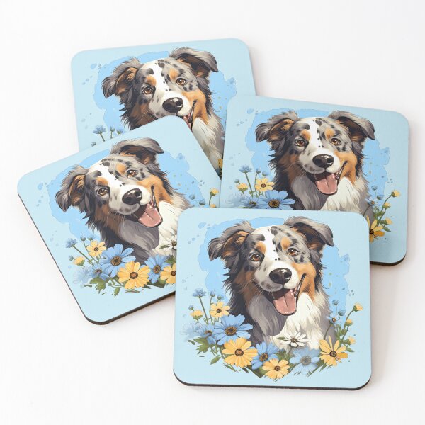Item preview, Beaming Australian Shepherd designed and sold by ZombieLH.