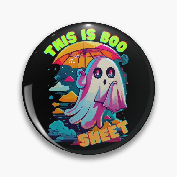 Item preview, this is boo sheet, Funny halloween, boo shet halloween, ghost with Umbrella, this is boo sheet scary design designed and sold by ZingZone.