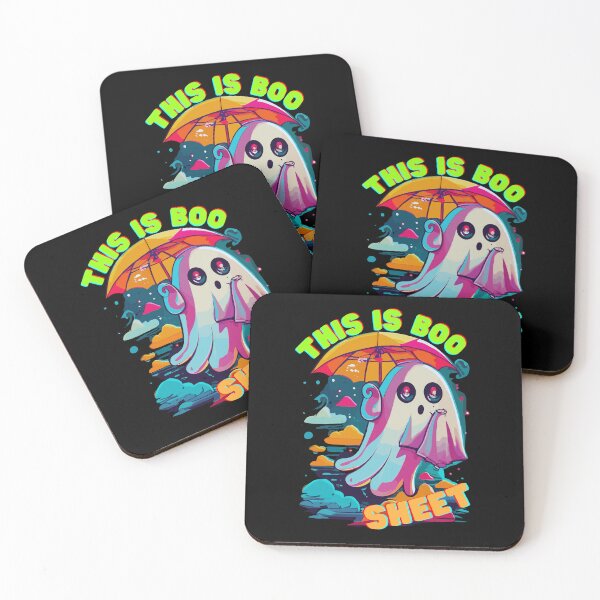 Item preview, this is boo sheet, Funny halloween, boo shet halloween, ghost with Umbrella, this is boo sheet scary design designed and sold by ZingZone.