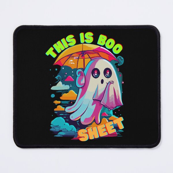 Item preview, this is boo sheet, Funny halloween, boo shet halloween, ghost with Umbrella, this is boo sheet scary design designed and sold by ZingZone.