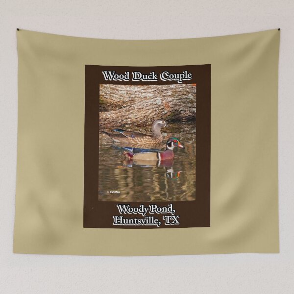 Item preview, Give Someone You Love The Bird: Wood Duck Couple, Woody Pond, Huntsville, Texas. designed and sold by MoreEZUSA-Here.