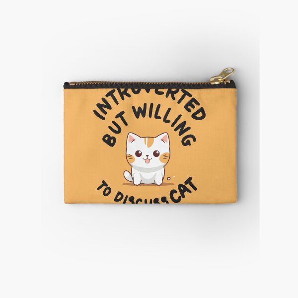 Item preview, Introverted but willing to discuss CAT designed and sold by JadesignFang.