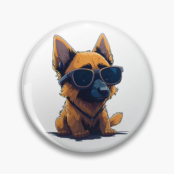 Item preview, Modern German Shepherd Puppy artwork Classic T-Shirt designed and sold by tharaka-merch.