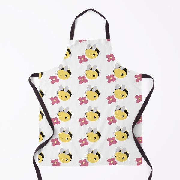 Item preview, cute little bee with flower designed and sold by thestrangerfrog.