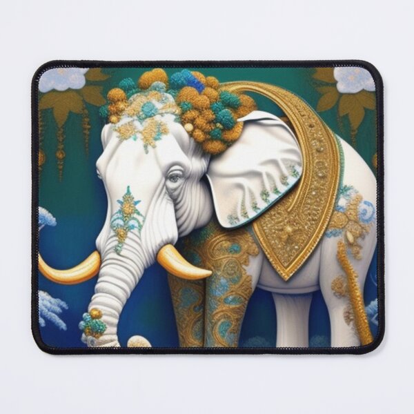 Item preview, Elegant white Elephant designed and sold by Roxburylane.